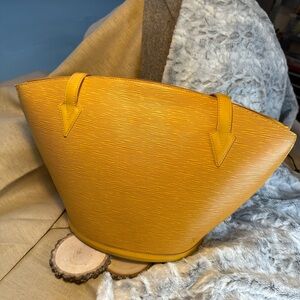 Louis Vuitton Epi St. Jacques in Yellow with long straps. $599